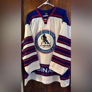 Hockey Hall of Fame Legends Classic Autographed Game Used Jersey, Size 2XL